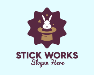 Magic Rabbit Hat logo design