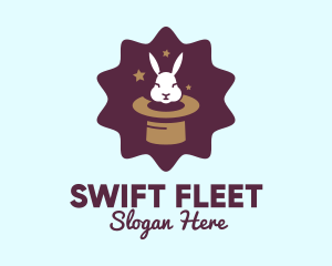 Magic Rabbit Hat logo design