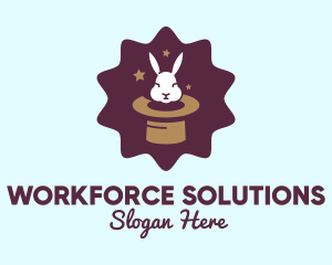 Magic Rabbit Hat logo design