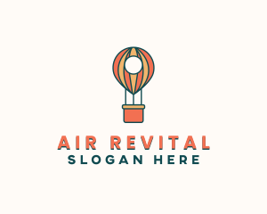 Air Balloon Locator logo design