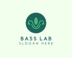 Green Organic Eco Leaf logo design