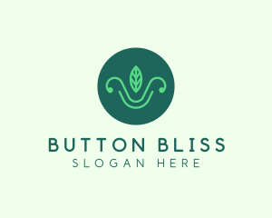 Green Organic Eco Leaf logo design