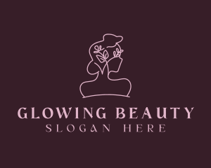 Woman Skincare Beauty logo design