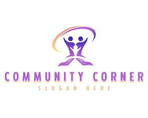 Community Helping People logo design