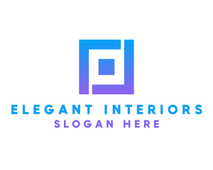 Interior Design Tiling logo design