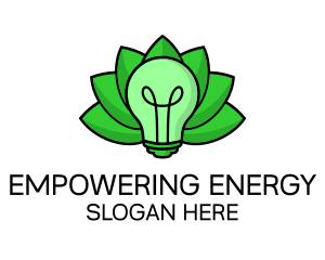 Eco Friendly Bulb  logo design