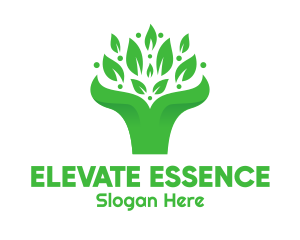 Green Leaf Bouquet  Logo