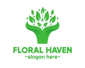 Green Leaf Bouquet  logo