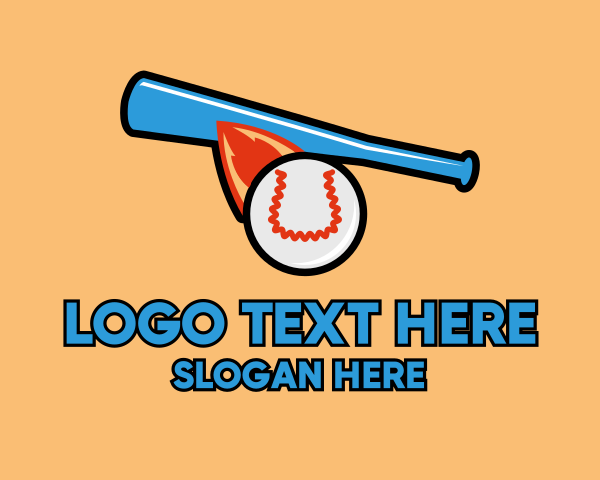 Softball logo example 1