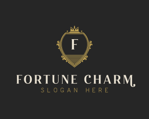 Upscale Royal Hotel logo design