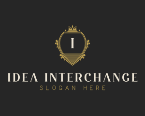 Upscale Royal Hotel logo design