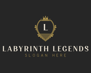 Upscale Royal Hotel logo design