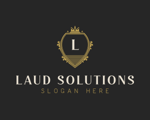 Upscale Royal Hotel logo design