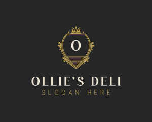 Upscale Royal Hotel logo design