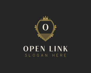 Upscale Royal Hotel logo design