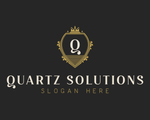 Upscale Royal Hotel logo design