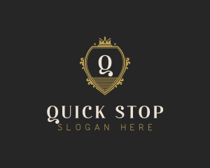 Upscale Royal Hotel logo design