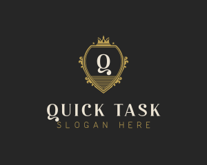 Upscale Royal Hotel logo design