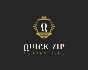 Upscale Royal Hotel logo design