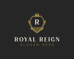 Upscale Royal Hotel logo design