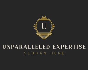 Upscale Royal Hotel logo design