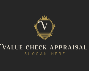 Upscale Royal Hotel logo design