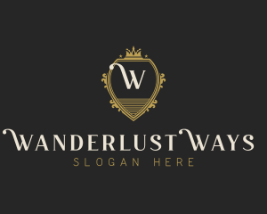 Upscale Royal Hotel logo design