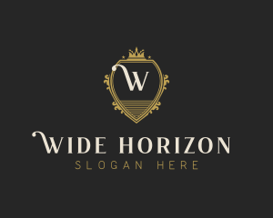 Upscale Royal Hotel logo design