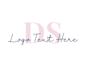 Elegant Cursive Letter logo design