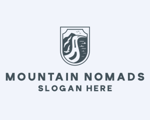 Outdoor Mountain Road  logo design