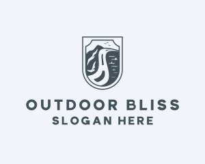 Outdoor Mountain Road  logo design