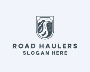 Outdoor Mountain Road  logo design