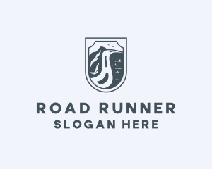 Outdoor Mountain Road  logo design