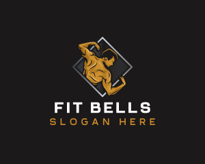 Gym Bodybuilder Fitness logo design