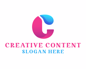 Creative Media Letter C logo design