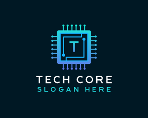 Programming Microchip Circuit logo design