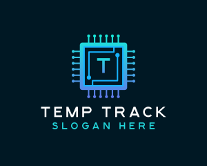 Programming Microchip Circuit logo design