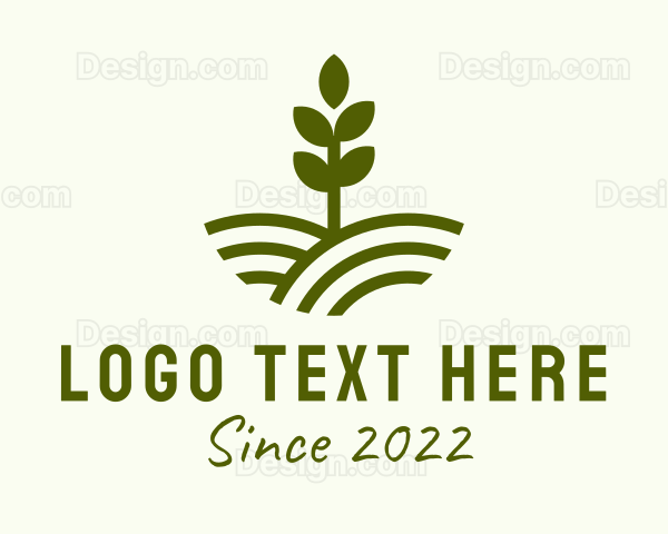 Seedling Farm Plant Logo