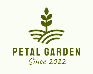 Seedling Farm Plant  logo design