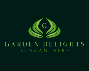 Plant Leaf Garden logo design