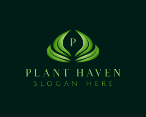 Plant Leaf Garden logo design