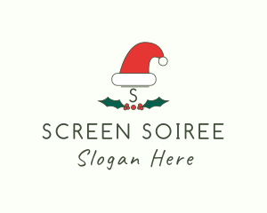 Santa Hat Decor logo design