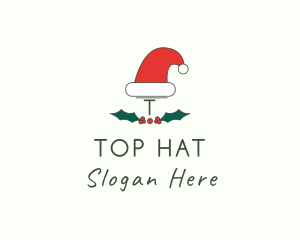 Santa Hat Decor logo design