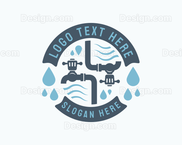 Water Droplet Faucet Logo