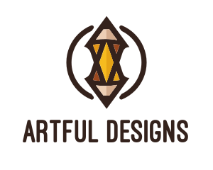 Creative Art Drawing Pencil logo design