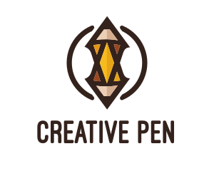 Creative Art Drawing Pencil logo design