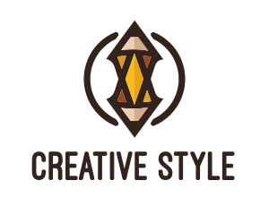 Creative Art Drawing Pencil logo design