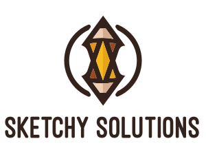 Creative Art Drawing Pencil logo