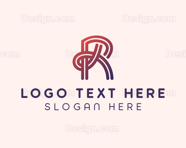 Generic Business Letter R Logo