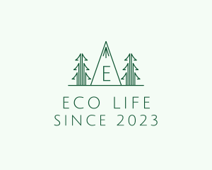 Pine Tree Forest logo design